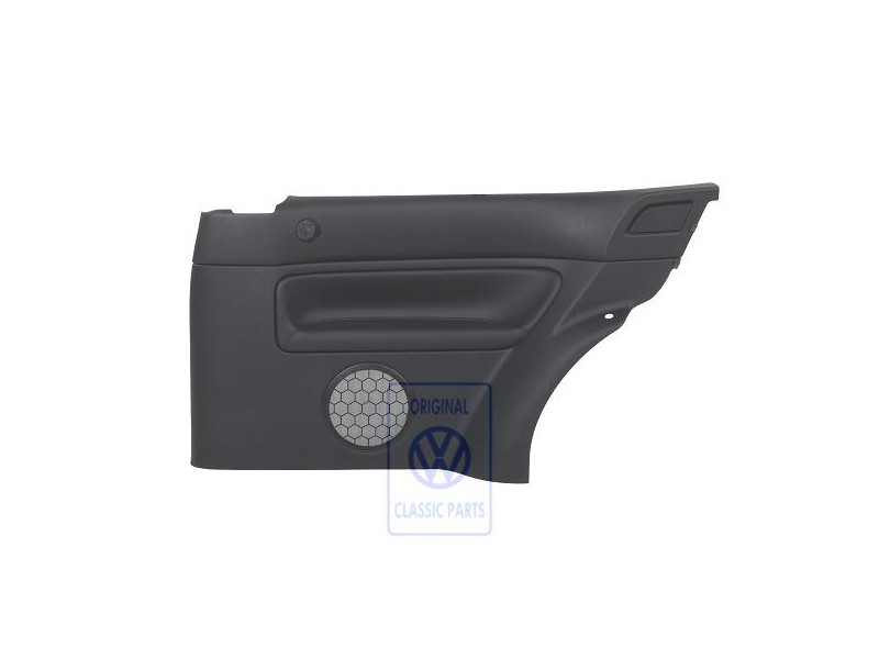 VW Original Seitenverkleidung (Leder) Schwarz/Schwarz - 1J3867044CNHSA