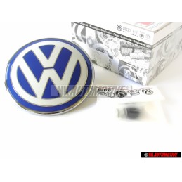 VW Original Hinten Emblem Logo Zeichen Blau Weiß - 1C0853630D 39A