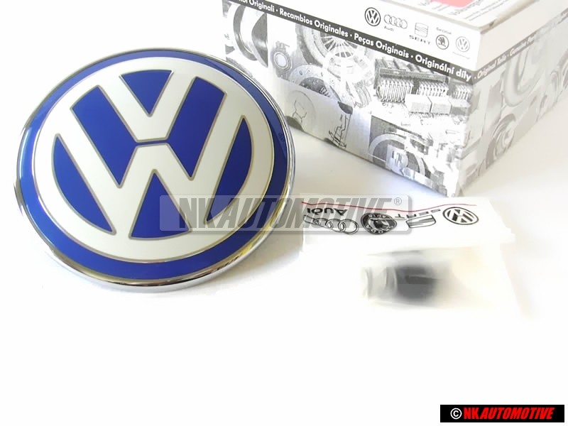 VW Original Hinten Emblem Logo Zeichen Blau Weiß - 1C0853630D 39A