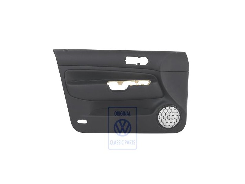 VW Original Türverkleidung (Leder) Schwarz/Schwarz - 1J4867011FDHSA