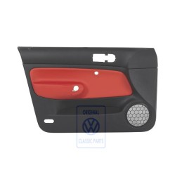 VW Original Türverkleidung (Leder) Schwarz/Tropicorange - 1J4867011FEGEB