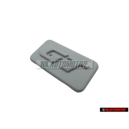 VW Original PASSAT GT Seite Schriftzug Emblem Logo PrimeRot - 357853688B GRU