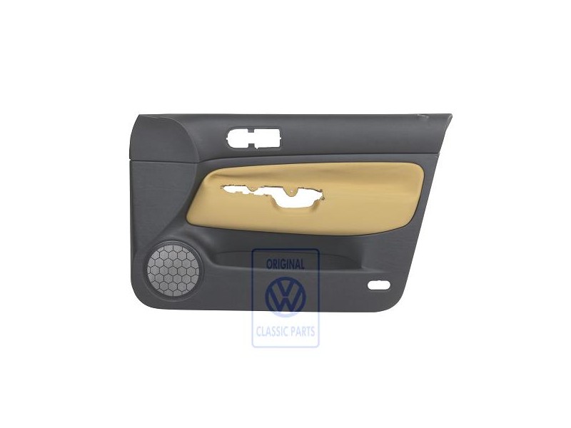 VW Original Türverkleidung (Stoff) Schwarz/Gelb - 1J4867012CKGRE