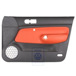 VW Original Türverkleidung (Leder) Schwarz/Tropicorange - 1J4867012DCGEB