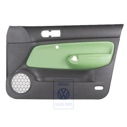 VW Original Türverkleidung (Leder) Schwarz/Cosmicgrün - 1J4867012DCGED