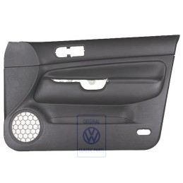 VW Original Türverkleidung (Leder) Schwarz/Schwarz - 1J4867012DDGEN