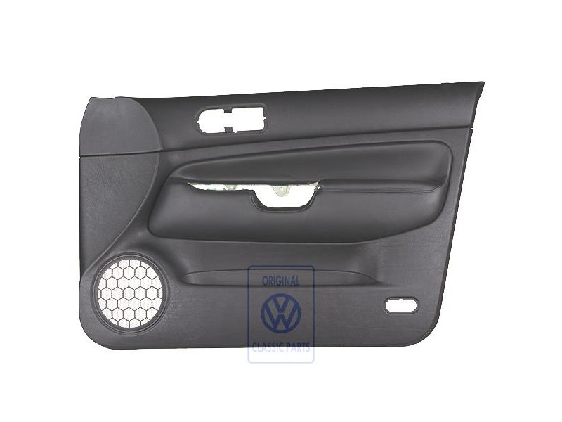 VW Original Türverkleidung (Leder) Schwarz/Schwarz - 1J4867012DDGEN