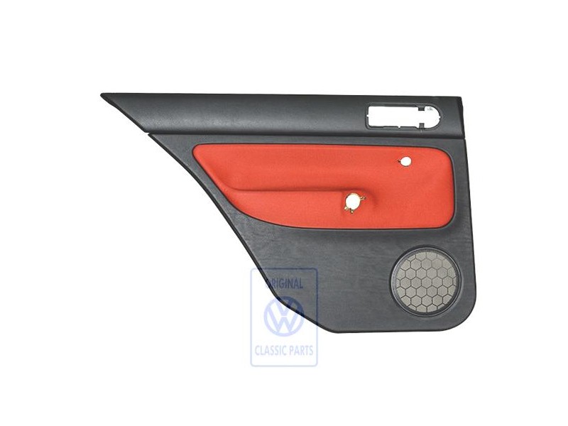 VW Original Türverkleidung (Stoff) Schwarz/Tropicorange - 1J6867211ADGHF