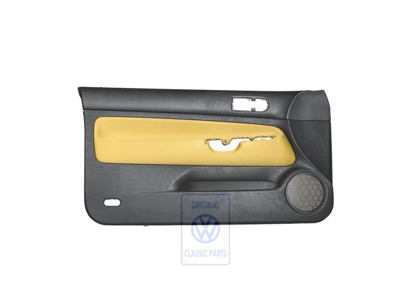 VW Original Türverkleidung (Stoff) Schwarz/Gelb - 1J6867211ADGRE