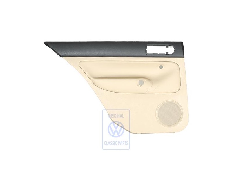 VW Original Türverkleidung (Leder) Schwarz/Hellbeige - 1J6867211ATFWZ