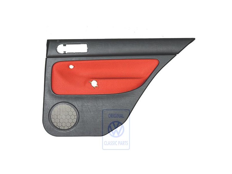VW Original Türverkleidung (Stoff) Schwarz/Tropicorange - 1J6867212ADGHF