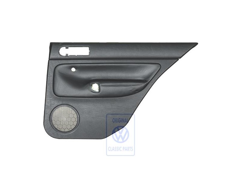 VW Original Türverkleidung (Leder) Schwarz/Schwarz - 1J6867212AHGEN