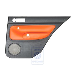 VW Original Türverkleidung (Leder) Schwarz/Tropicorange - 1J6867212ATGEB