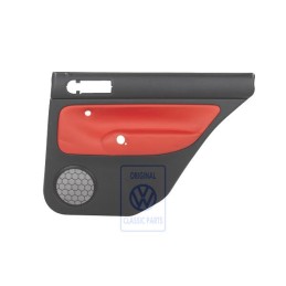 VW Original Türverkleidung (Leder) Schwarz/Tropicorange - 1J9867211AAGEB