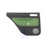 VW Original Türverkleidung (Leder) Schwarz/Cosmicgrün - 1J9867211AAGED