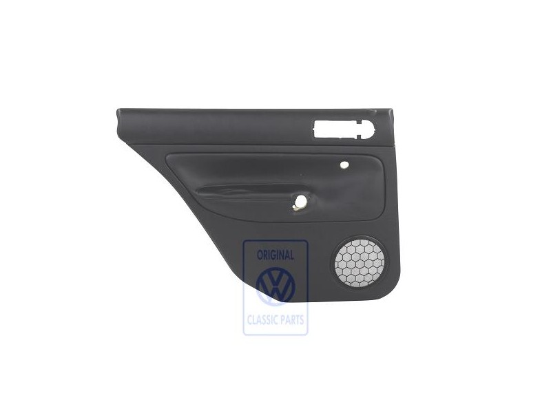 VW Original Türverkleidung (Leder) Schwarz/Schwarz - 1J9867211AAGEN
