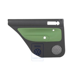 VW Original Türverkleidung (Leder) Schwarz/Cosmicgrün - 1J9867211ALGED
