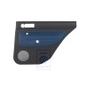VW Original Türverkleidung (Leder) Schwarz/Orbitblue - 1J9867212ALGEC