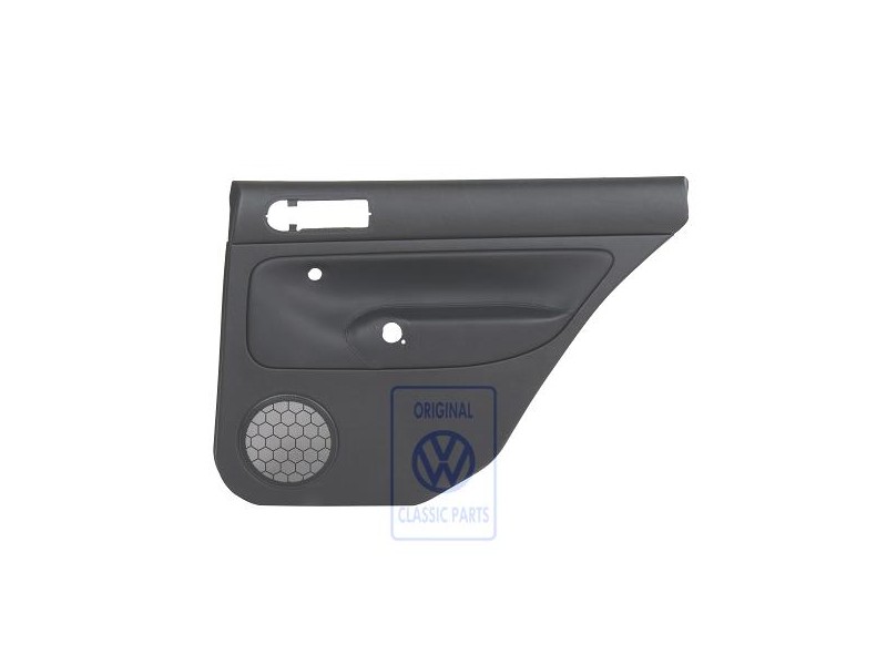 VW Original Türverkleidung (Leder) Schwarz/Schwarz - 1J9867212ALGEN