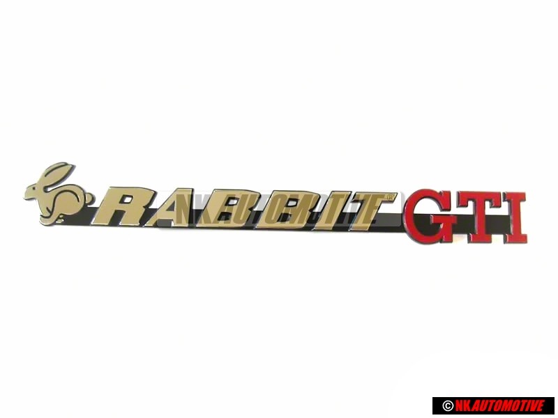 VW Classic Parts Schriftzug satinschwarz/chrom - 171853687AL GX2