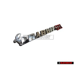 VW Classic Parts Schriftzug satinschwarz/chrom - 171853687AL GX2