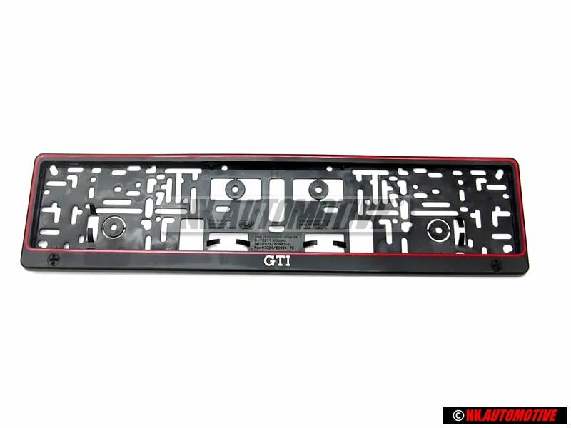 VW Classic Parts Golf GTI Kennzeichenträger Nummernschild Halter - ZCP904108