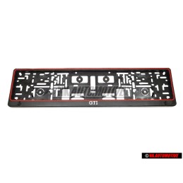 VW Classic Parts Golf GTI Kennzeichenträger Nummernschild Halter - ZCP904108