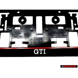 VW Classic Parts Golf GTI Kennzeichenträger Nummernschild Halter - ZCP904108