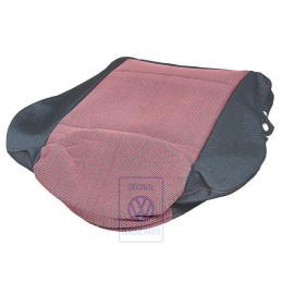 VW Original Sitzbezug Stoff Rot/Schwarz - 1J0881405F KMA