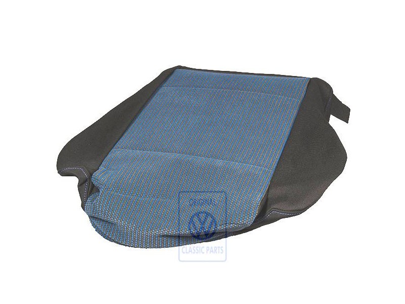 VW Original Sitzbezug (Stoff) Blau/Schwarz - 1J0881405F KMD