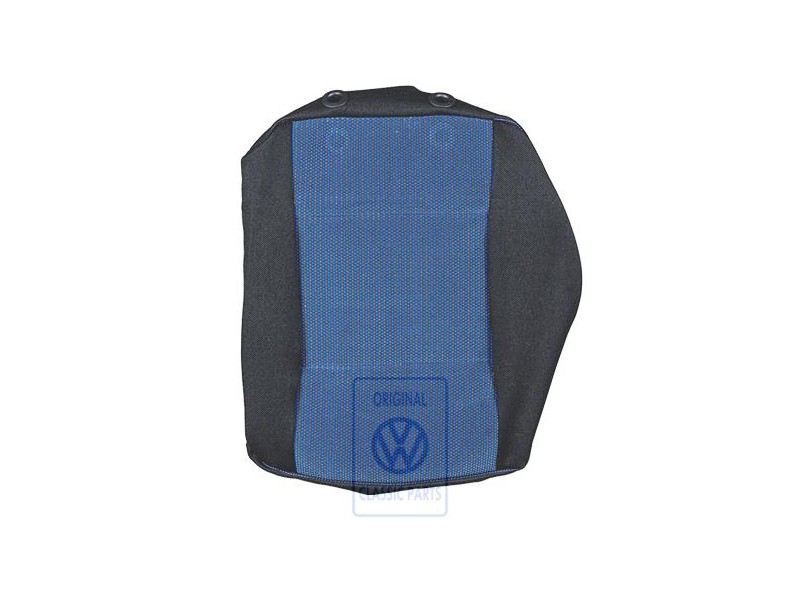 VW Original Sitzbezug Stoff Blau/Schwarz - 1J0885405C KMD