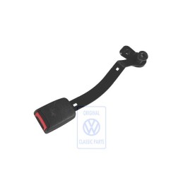 VW Original Gurtschloss Satinschwarz/Feuerrot - 1J3858471B FCN