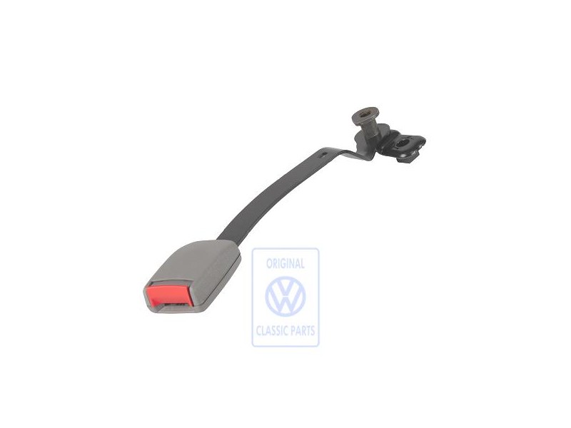 VW Original Gurtschloss Flanellgrau/Feuerrot - 1J3858472B FCP