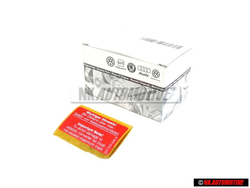 VW Original Kennschild Aufkleber Ölstand - 037010049R