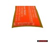 VW Original Kennschild Aufkleber Ölstand - 037010049R