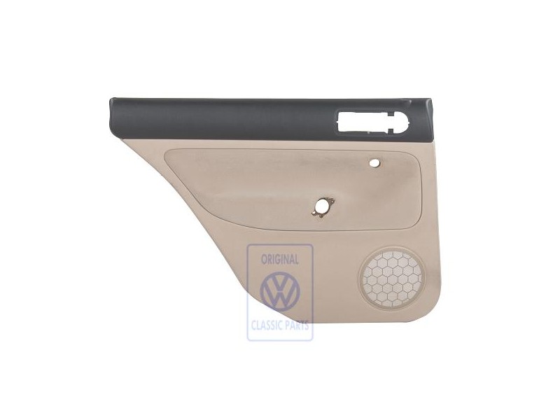 VW Original Türverkleidung (Stoff) Schwarz/Hellbeige - 1J9867211S FWW