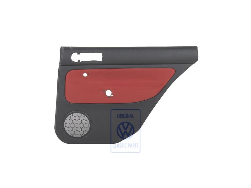 VW Original Türverkleidung (Stoff) Schwarz/Tropicorange - 1J9867212Q GHF