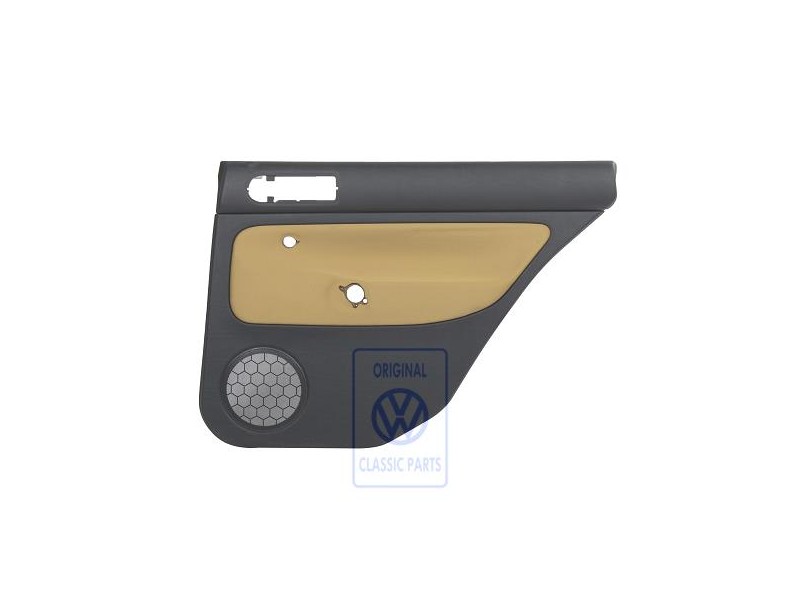 VW Original Türverkleidung (Stoff) Schwarz/Gelb - 1J9867212Q GRE