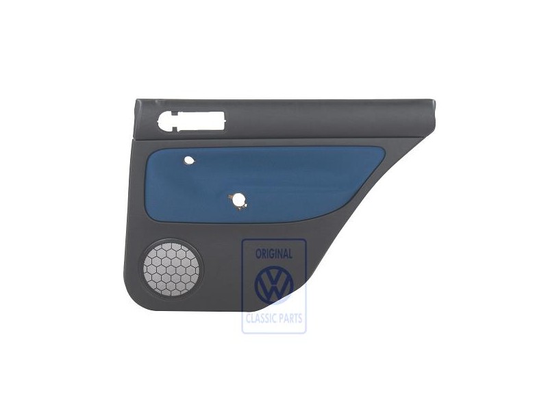 VW Original Türverkleidung (Stoff) Schwarz/Blau - 1J9867212Q HYX