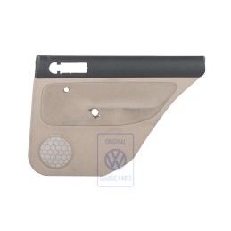 VW Original Türverkleidung (Stoff) Schwarz/Hellbeige - 1J9867212S FWW