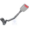 VW Original Gurtschloss Flanellgrau/Feuerrot - 1J3858472 FCP