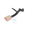VW Original Gurtschloss Hellbeige/Feuerrot - 1J4858471 FCR