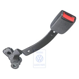 VW Original Gurtschloss Satinschwarz/Feuerrot - 1J4858472 FCN