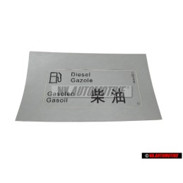 VW Original Kennschild - 1H0010092L