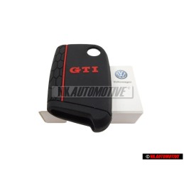 VW Original Schlüsselcover Schwarz/Rot - 000087012ALGCA