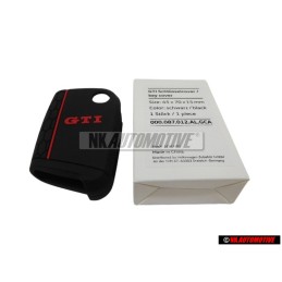 VW Original Schlüsselcover Schwarz/Rot - 000087012ALGCA
