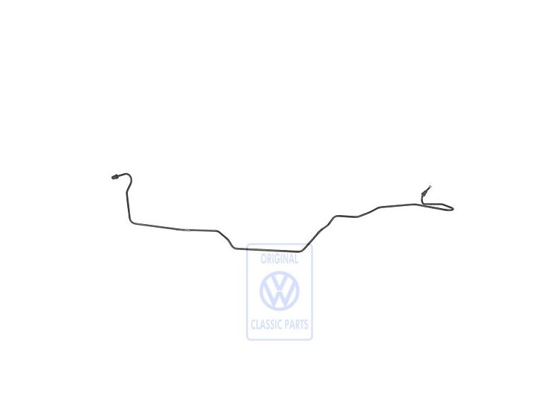 VW Original Bremsrohr Von Hydrauliksystem Zum Bremsschlauch - 1J2614724D