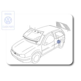 VW Original Seitenscheibe - 1J6845041