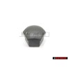Audi Original Radschraubenkappe Grau-Metallic - 321601173A Z37
