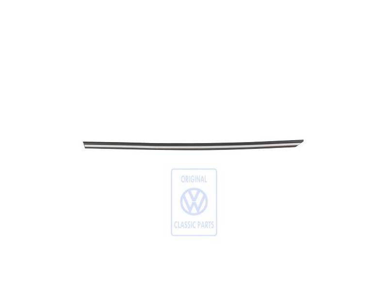 VW Original Zierleiste Für Seitenteil Schwarz/Chrom - 533853536A GX4